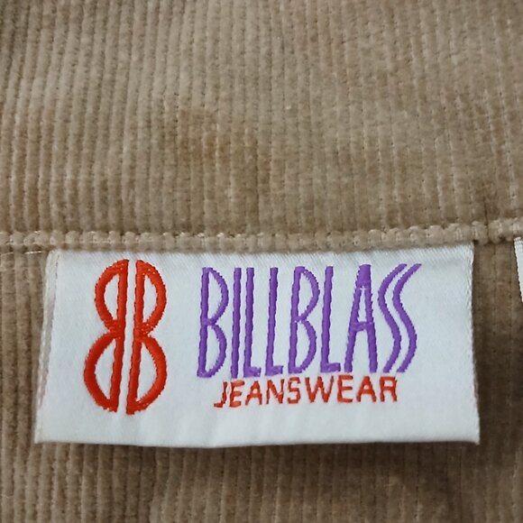 Bill Blass 8 Vintage Corduroy Blazer Jacket Camel Tan Pockets - Picture 9 of 11